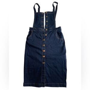 Women’s ModCloth Central Park Overall Denim Jumper | Medium